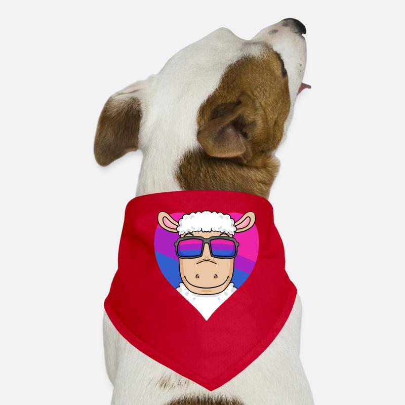 Bisexuell Schaf Geschenk Hunde-Bandana