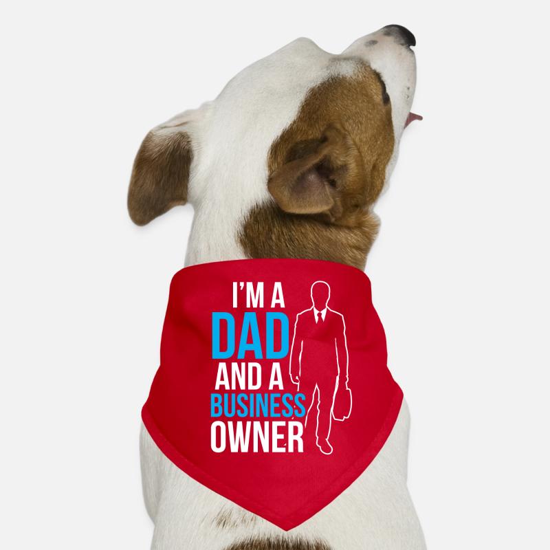 Ich Bin Ein Vater Und Ein Geschäftsinhaber CEO Hunde-Bandana