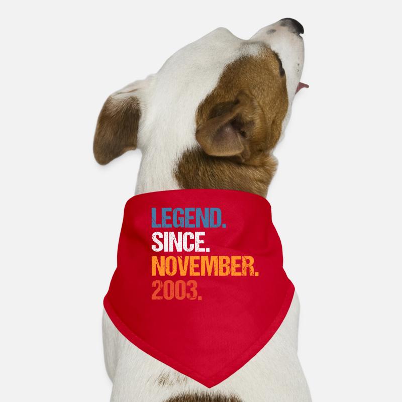 Legend Since November 2003 Geburtstag Hunde-Bandana