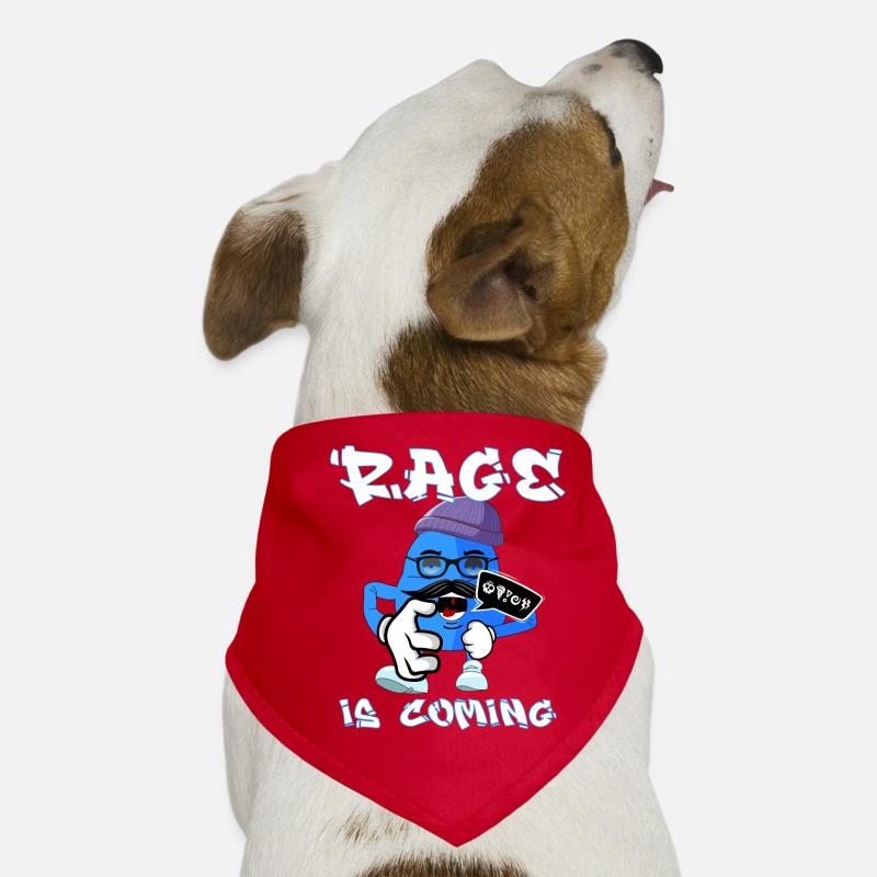 Rage is coming - cute comic monster Dog Bandana