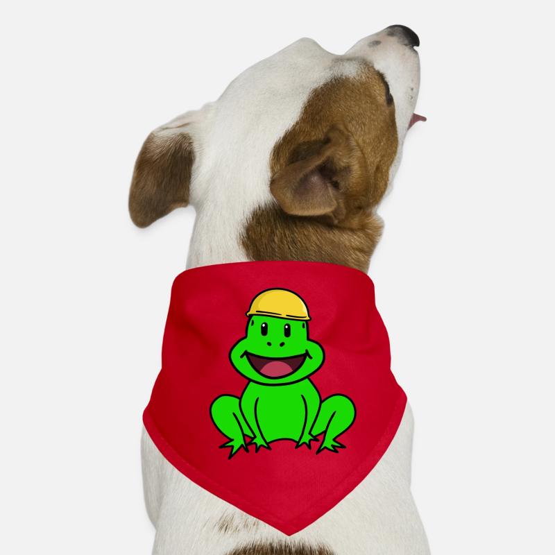 Craftsmen Construction Sites Frog Safety Helmet Chief Toad Dog Bandana