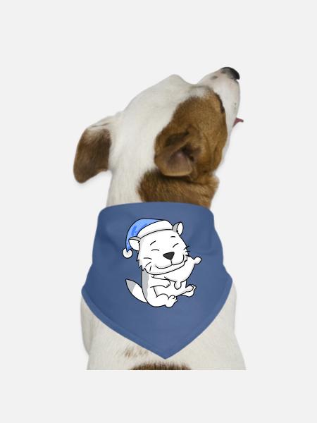 Cat cat breed Burmilla - Dog Bandana - red - Front