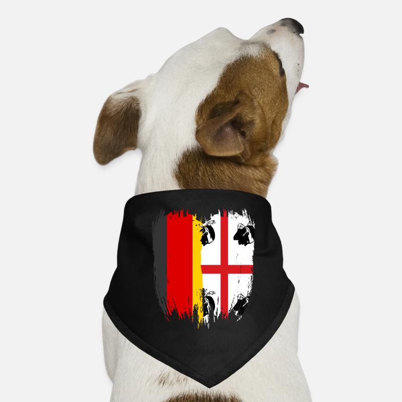 Sardaigne Drapeau sarde Sardaigne Sardaigne Bandana pour chien