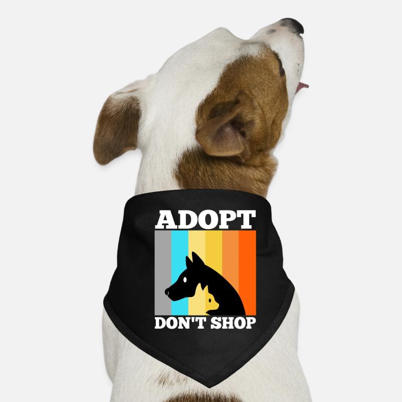 Adopt don't shop Hunde-Bandana