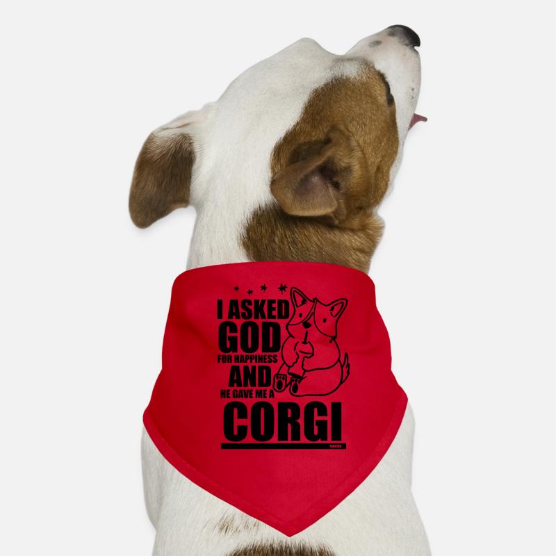 Corgi Gott Hundeliebe Hunde-Bandana