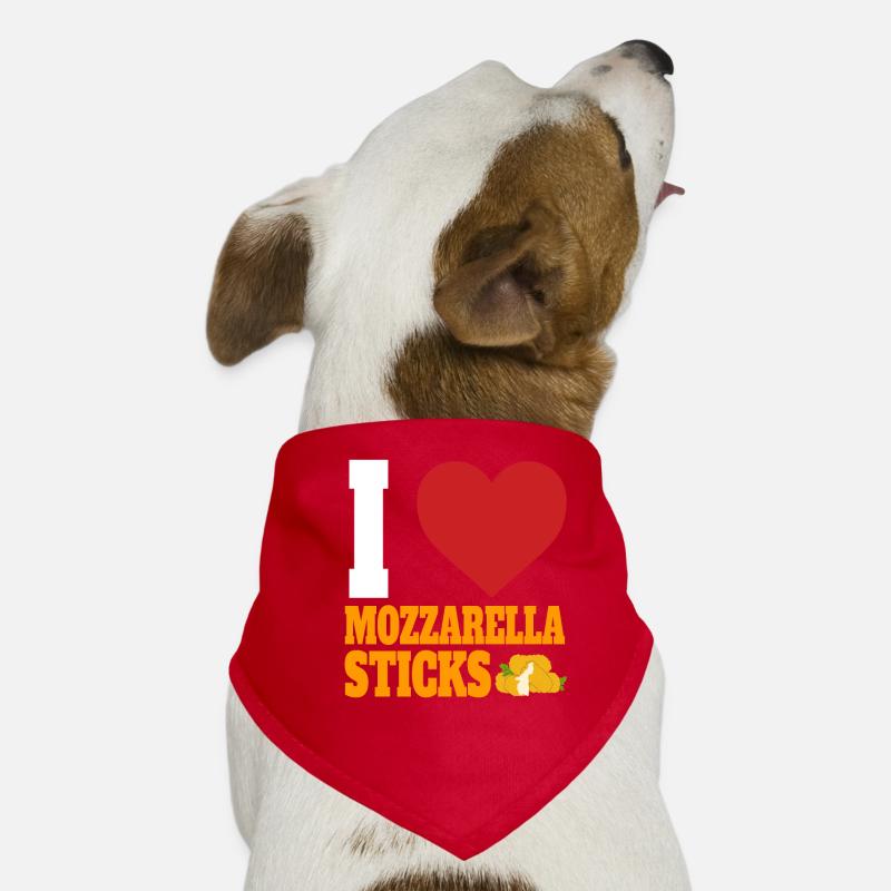 I love mozzarella sticks Dog Bandana