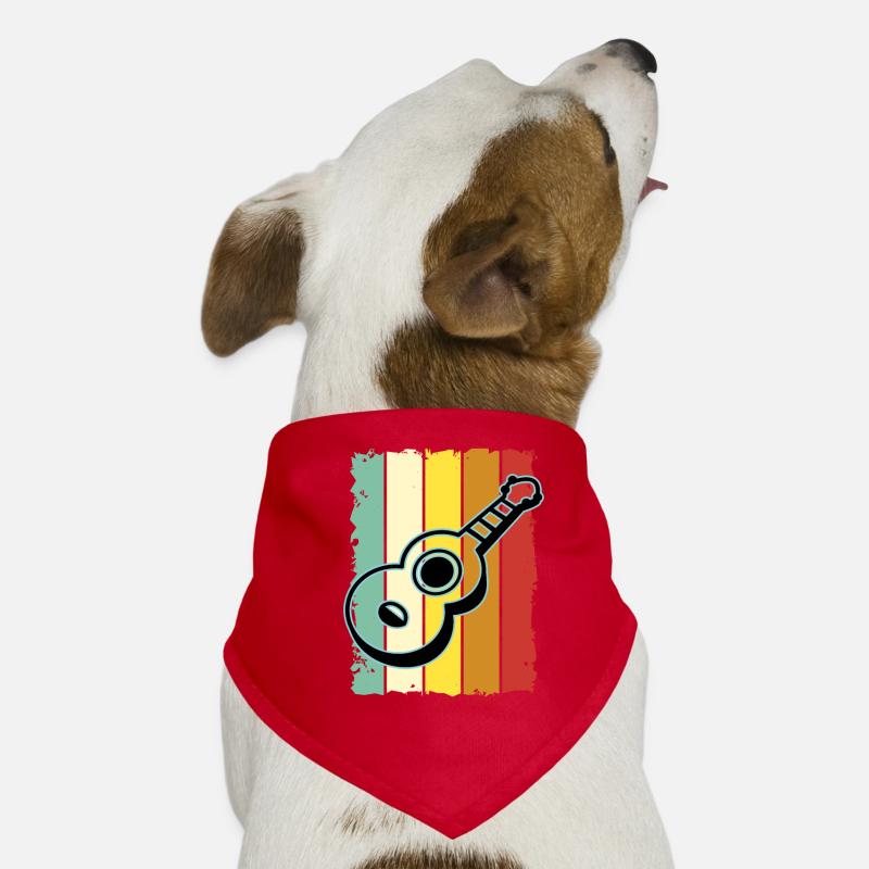 Ukulelen Vitage Hunde-Bandana