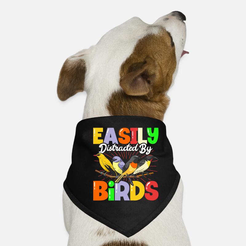 Easily Distrated By Birds Dog Bandana