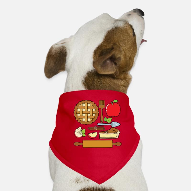 Apfelkuchen Hunde-Bandana