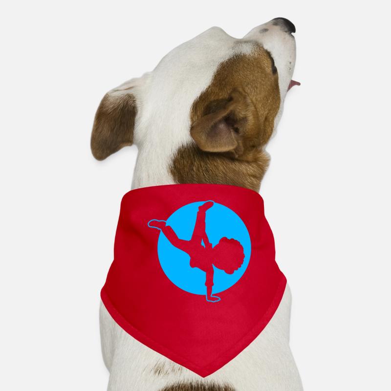 Breakdancer Junge Breakdancing Hunde-Bandana
