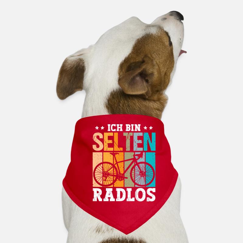 Ich bin selten Radlos Hunde-Bandana