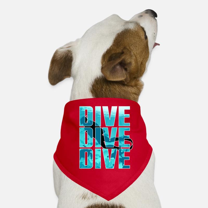 Dive Dive Dive Dog Bandana