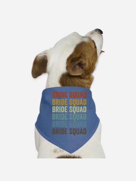 Bridal Bridal Shower Dinosaur - Dog Bandana - red - Front