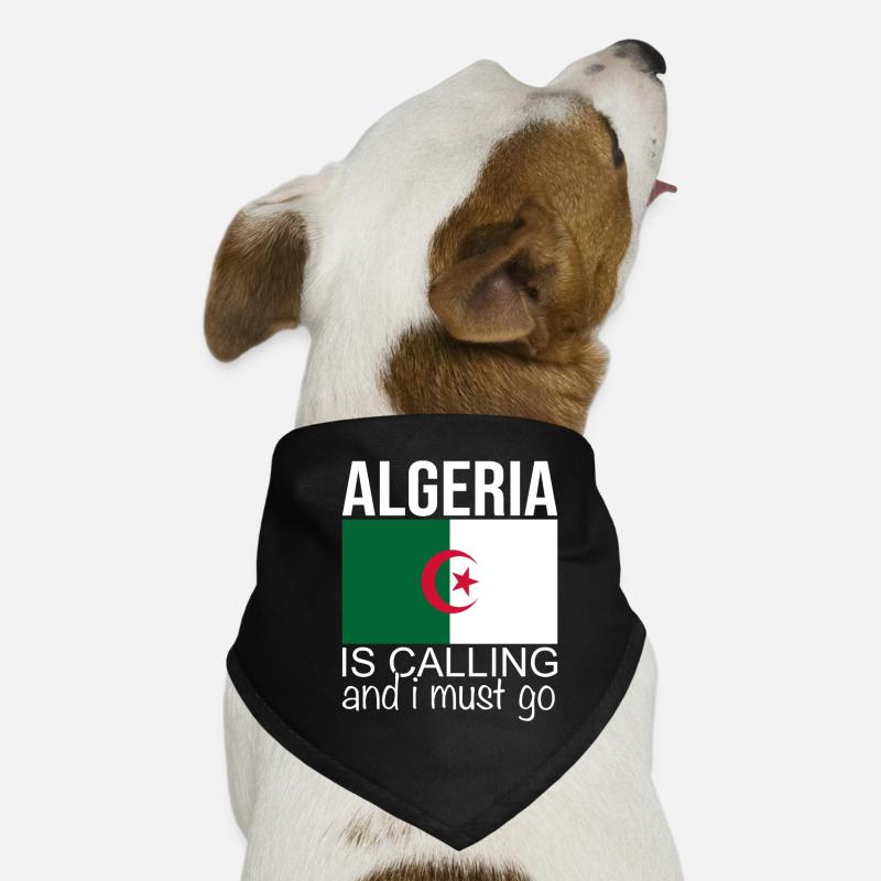 Algeria Slogan Bandana per cani