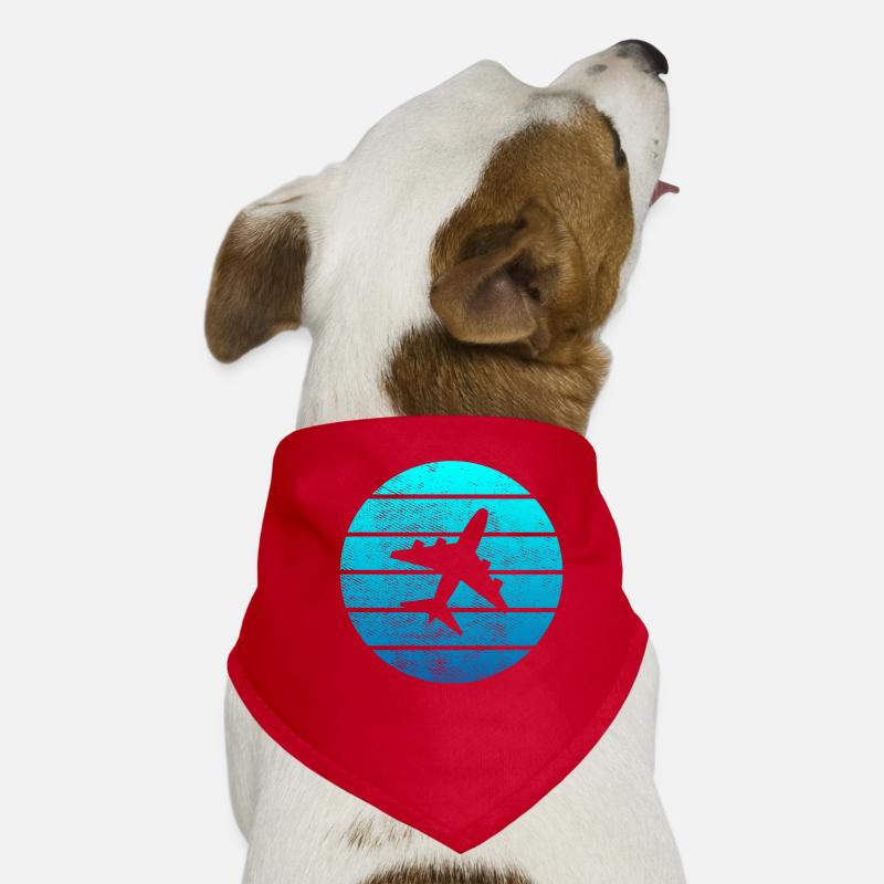 Flugzeug Hunde-Bandana