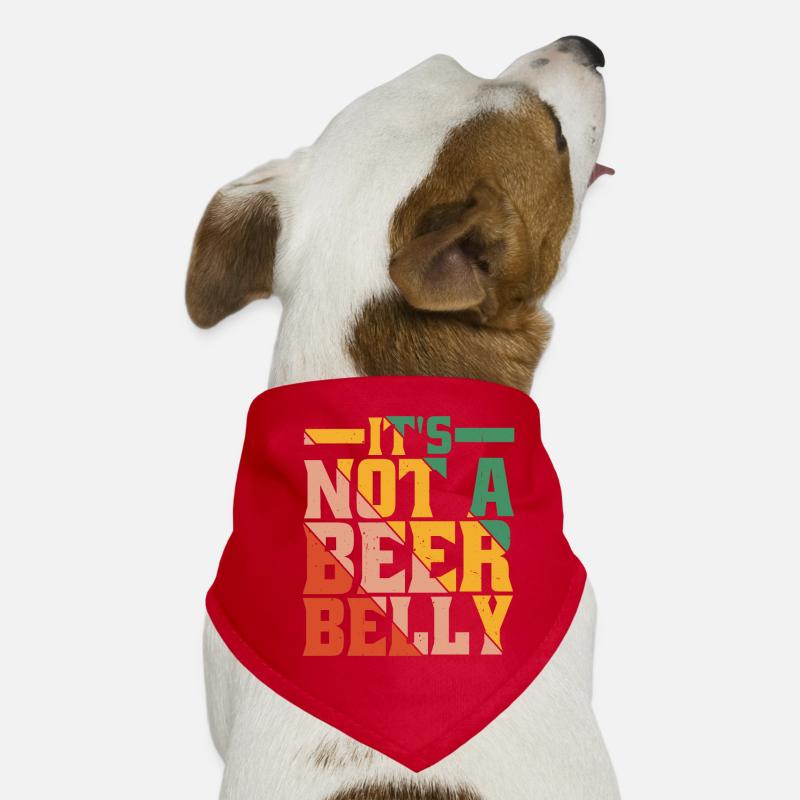 It's Not A Beer Belly 5 Dog Bandana
