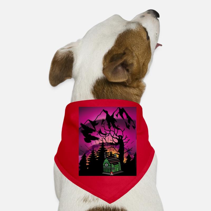Horizont Waldbewohner Kinder Märchen Märchenfigur Hunde-Bandana