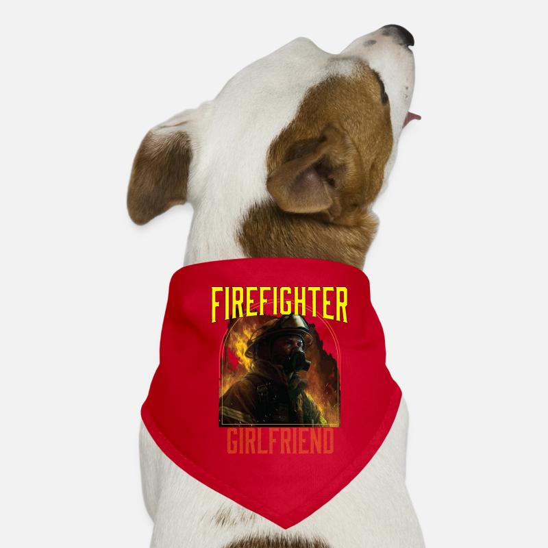 Firefighter Girlfriend Relationship Firefighter Hunde-Bandana