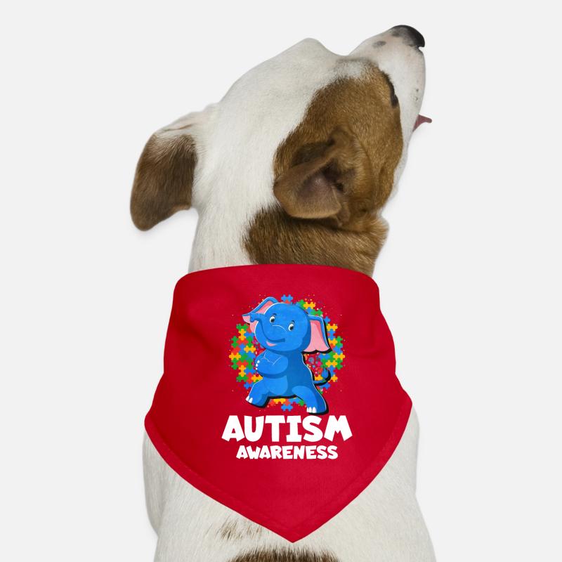 Cadeau autisme autisme Bandana pour chien