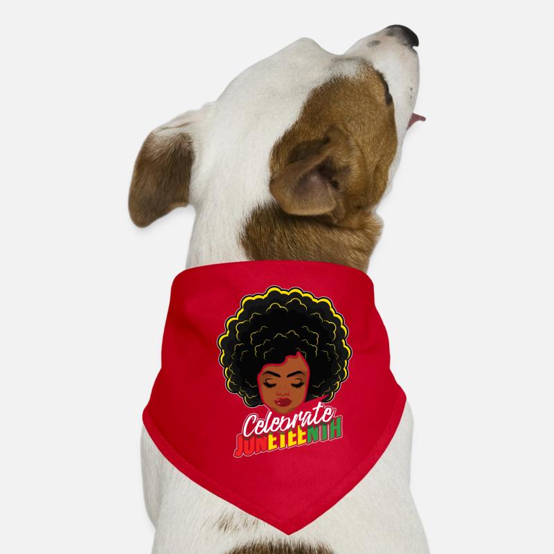 Cool Celebrate Juneteenth Black History Bandana pour chien