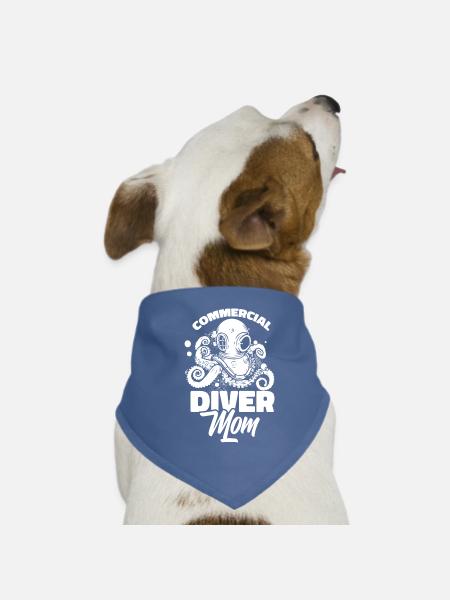 Tauchen Taucher Kommerzielles Tauchen - Hunde-Bandana - Rot - Vorne