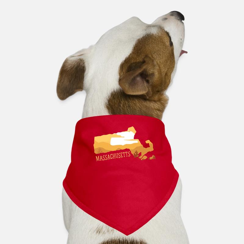 Massachusetts Hunde-Bandana