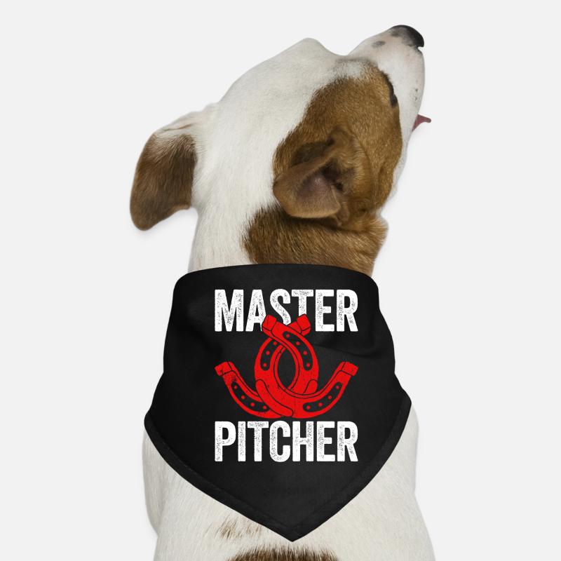 Master Pitcher Horseshoe Pitching Hunde-Bandana
