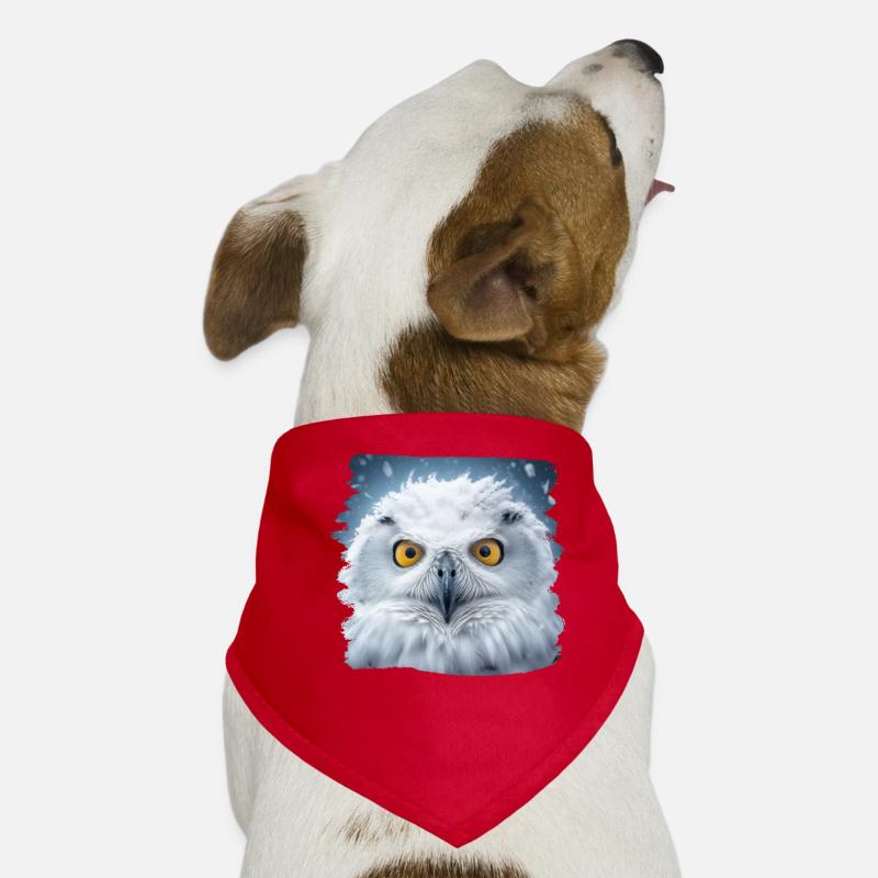 Eulen Kauz Owl Uhu Nachteule Eule Hunde-Bandana
