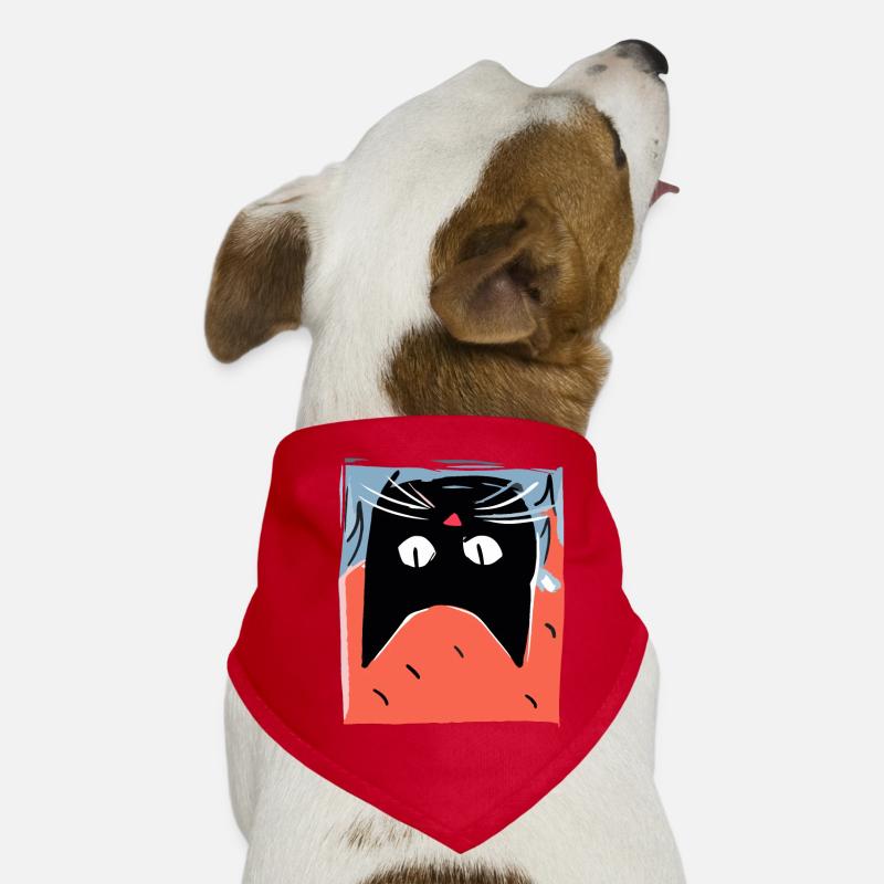 Japan, Red Sun, Confusing Cat Dog Bandana