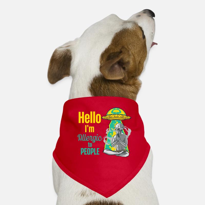 Hello, I am allergic to human allergy Dog Bandana