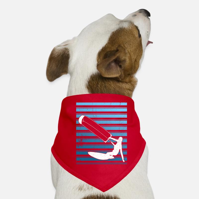 Kitesurf Kitesurf Kitesurf Kiteboarder Bandana pour chien