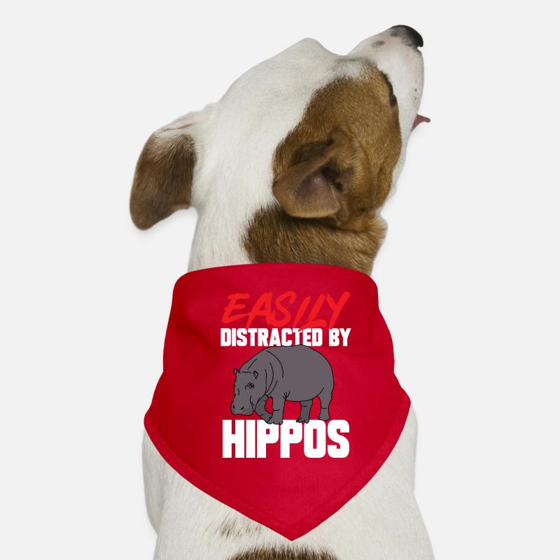 Hippopotame Hippopotame Bandana pour chien