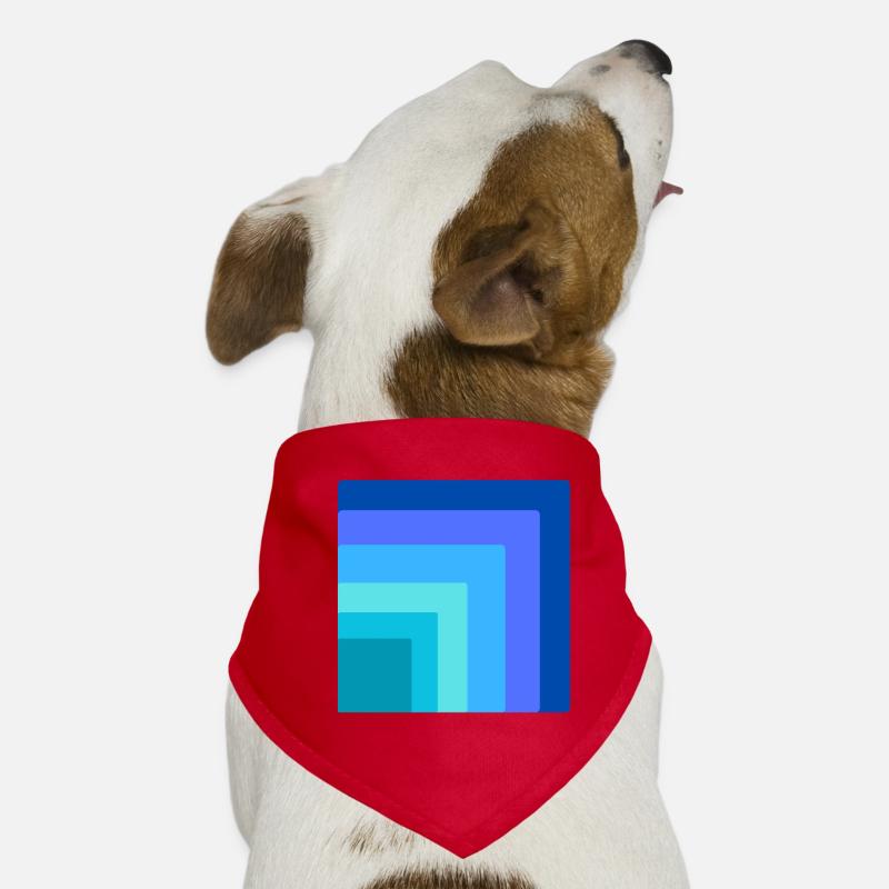squares within a square Dog Bandana