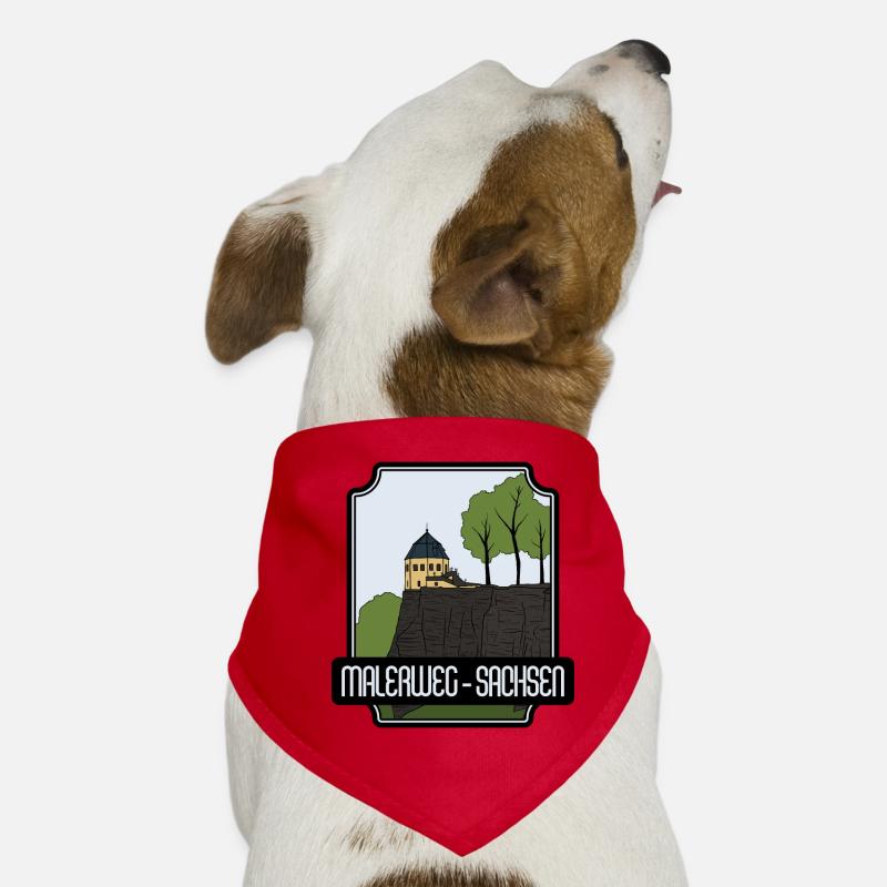 Malerweg - Saxe Bandana pour chien