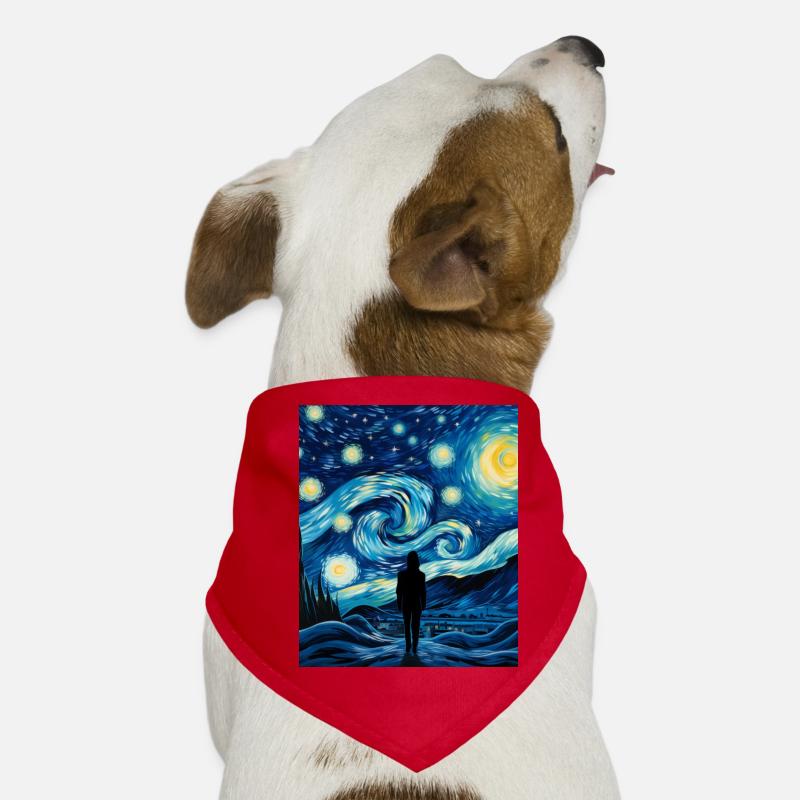 PTBS-Bewusstsein Sternennachthemd Resilient Sky Hunde-Bandana