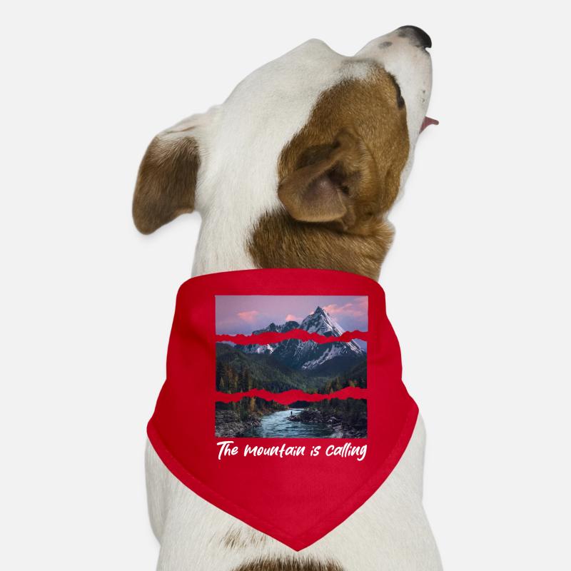 the mountain is calling Dog Bandana