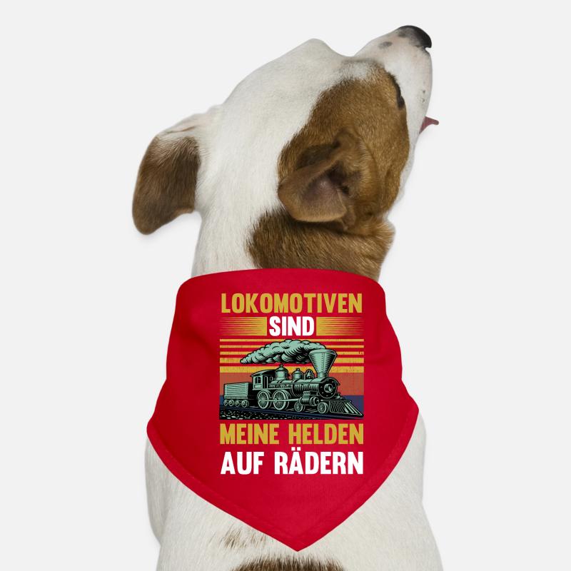 Modelleisenbahn Modellzug Zug Eisenbahner Eisenbah Hunde-Bandana