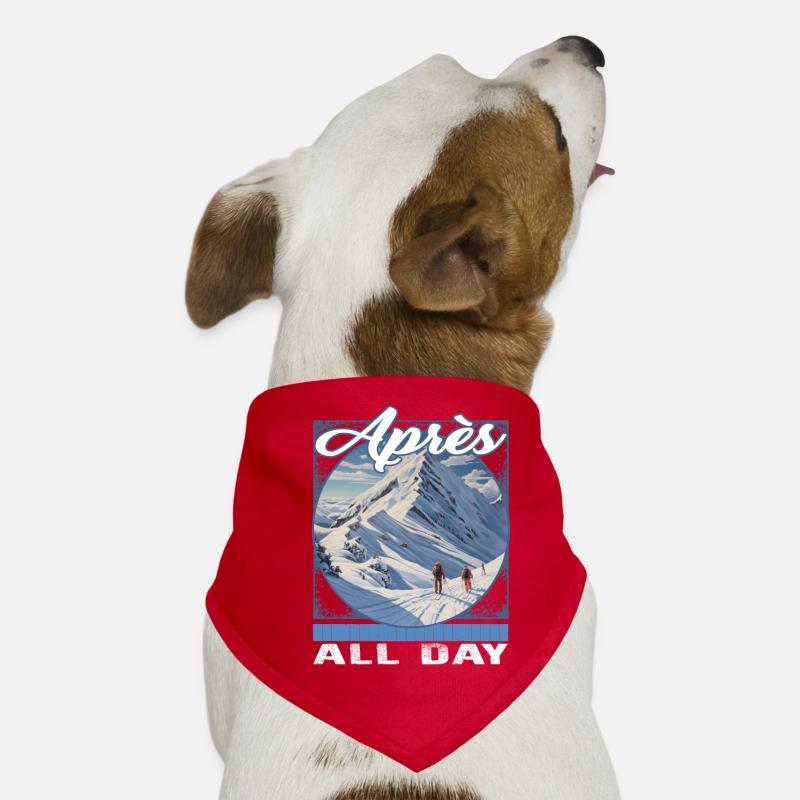 Apres All Day Atmospheric Alpine Depth Descent Dog Bandana