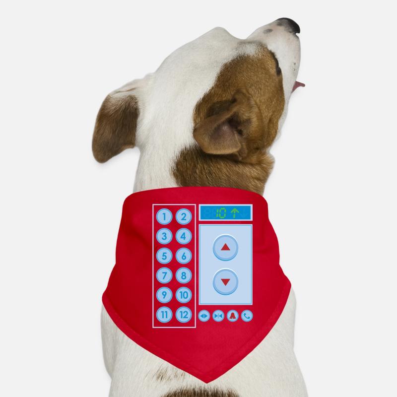 Elevator Elevator Elevator Buttons Elevator Dog Bandana