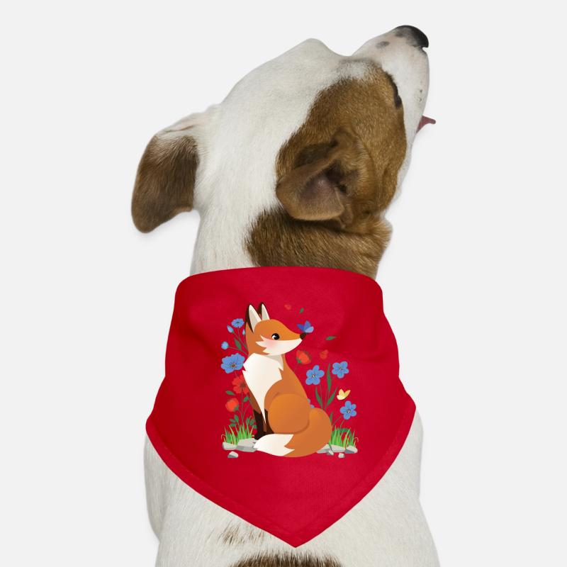 Fox Cottagecore Naturecore Enfants Bandana pour chien