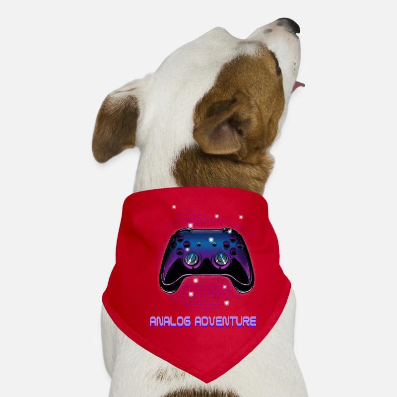 Gamers Video Gaming Geek Console Game Controller Hunde-Bandana