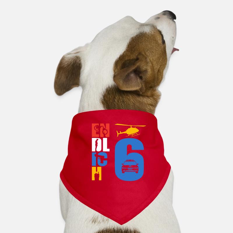 Endlich 6 Polizei Hunde-Bandana