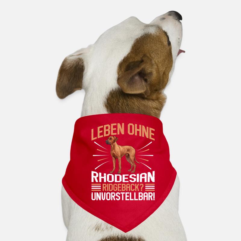 Ridgeback LEBEN OHNE RHODESIAN RIDGEBACK Hunde-Bandana