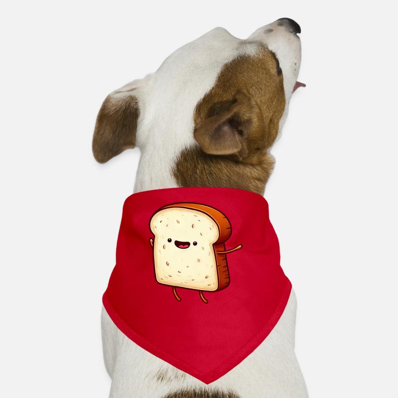 Fröhlicher Toast Springt Freude Frieden Hunde-Bandana