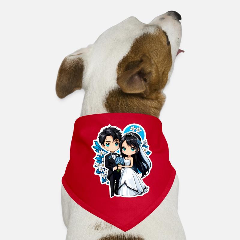 just married - pour mariage Bandana pour chien
