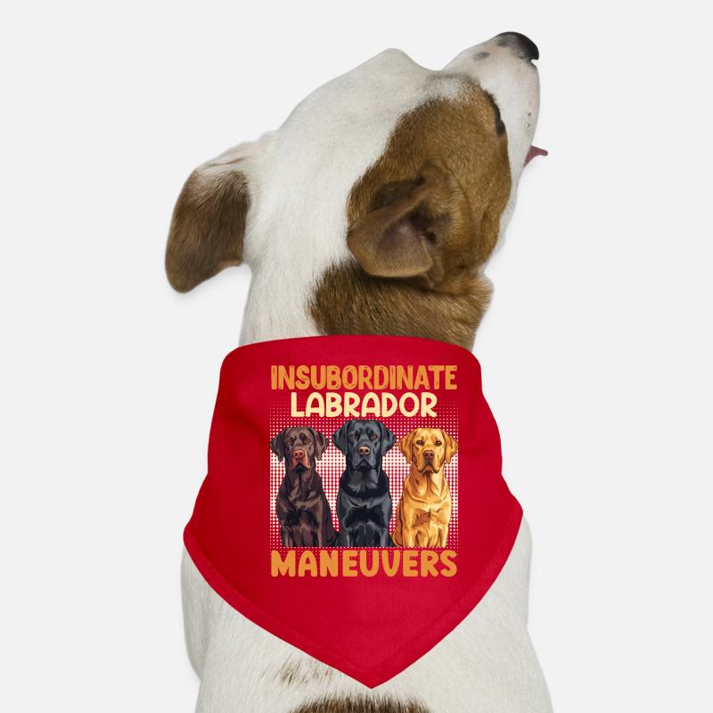 Labrador Hund INSUBORDINATE LABRADOR MANEUVERS Hunde-Bandana
