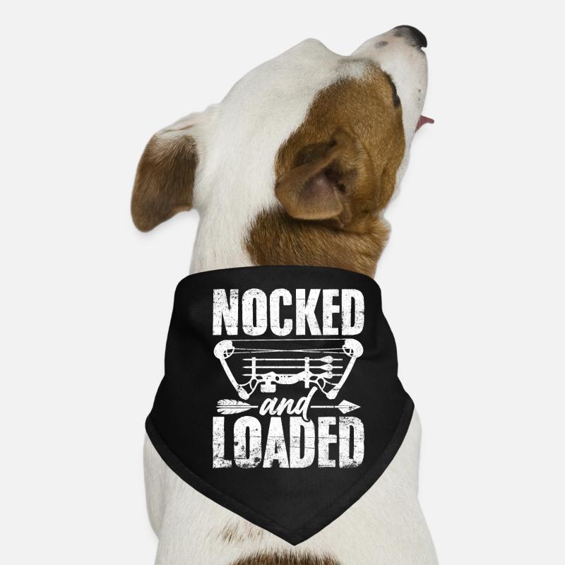 Lustiges Bogenschießen Compound Recurve Bogen Nocke Bogenschießen Hunde-Bandana