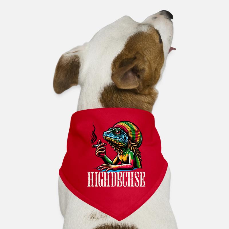 Weed Kiffen Highdechse Hunde-Bandana