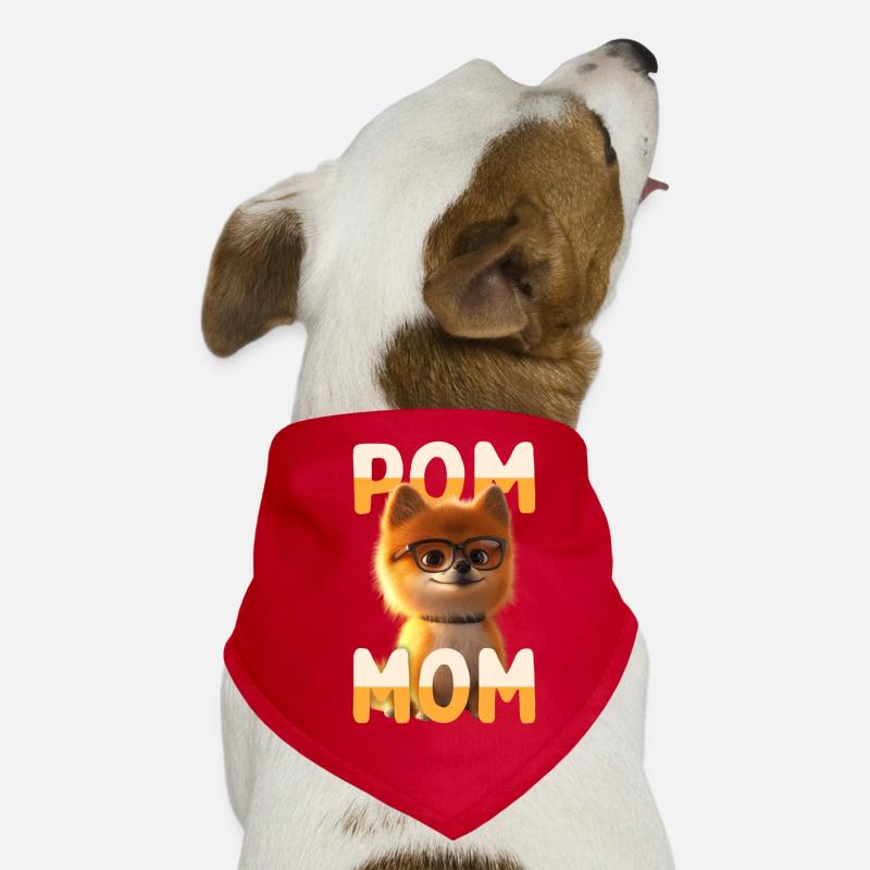 Pom Mom Zwergspitz Mommy Spitz Mama Muttertag Mom Hunde-Bandana