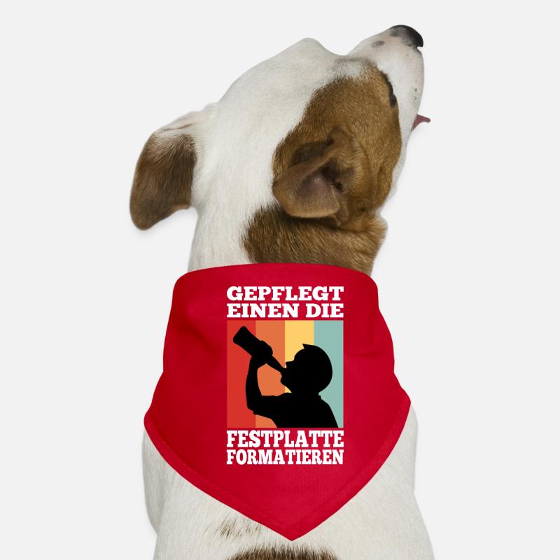 Maintained to format the hard drive Dog Bandana